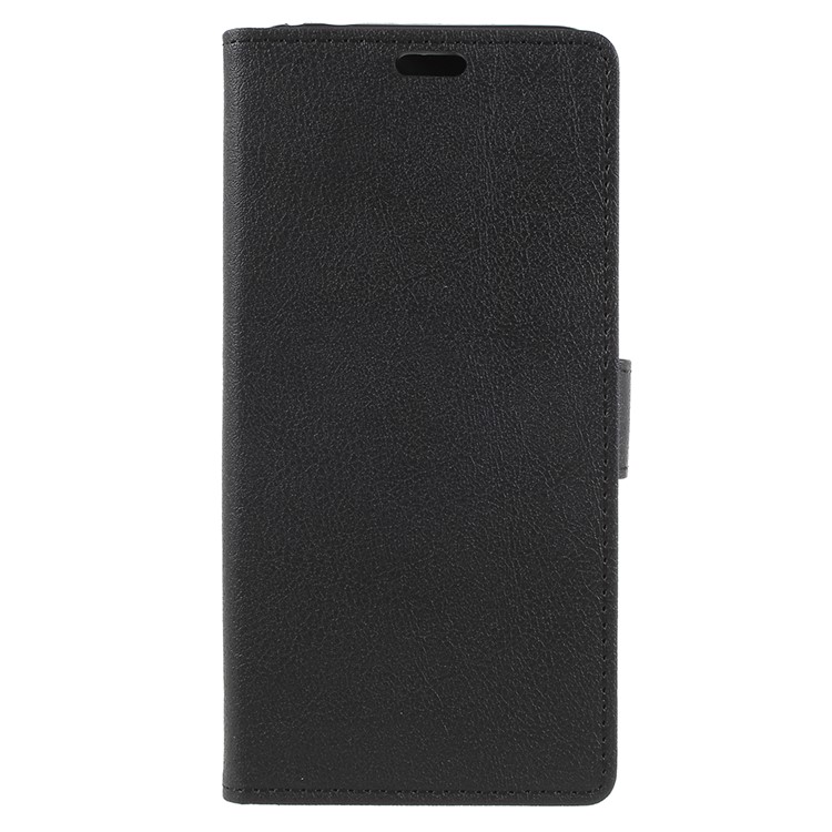 Wallet Stand Magnetic Flip Leather Phone Case for Alcatel 3v - Black-3