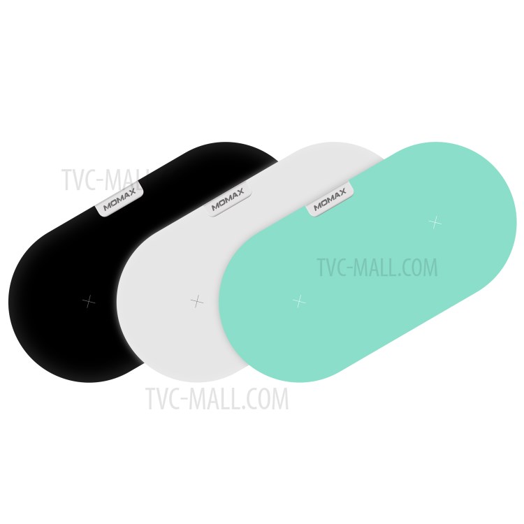 MOMAX Q. Pad Dual Quick Charge Qi Wireless Charging Pad for iPhone X/8/8 Plus, Samsung Note S9 - Black-13