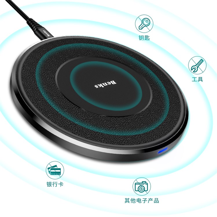 BENKS W04 Hearthstone Qi Wireless Fast Charging Mat for iPhone X/8/8Plus, Samsung S8/S8 Plus (Updated Version)-12