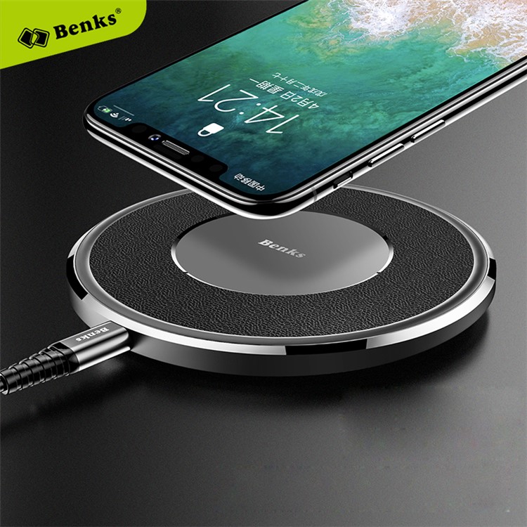 BENKS W04 Hearthstone Qi Wireless Fast Charging Mat for iPhone X/8/8Plus, Samsung S8/S8 Plus (Updated Version)-7
