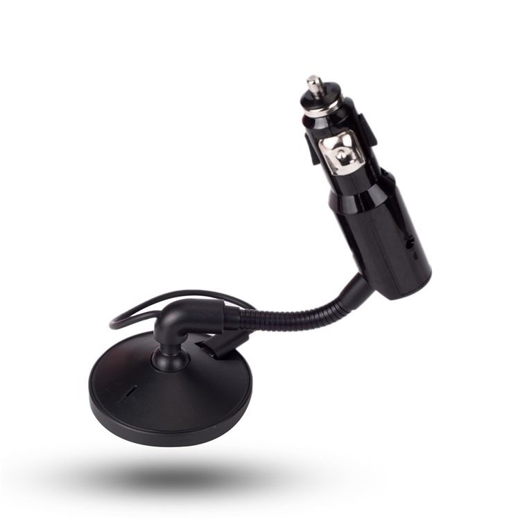 WH-10A 360 Degree Rotating Magnet Qi Wireless Charger 2A USB Car Charger for iPhone Samsung etc.-2