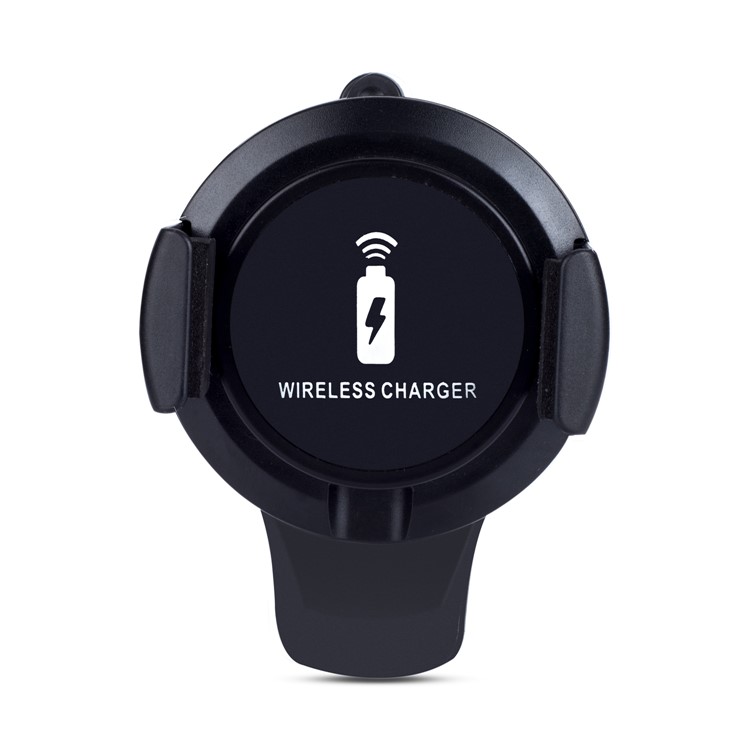 Car Air Vent Mount Holder Wireless Charger for iPhone X/8 Plus/8 Etc. - Black-3