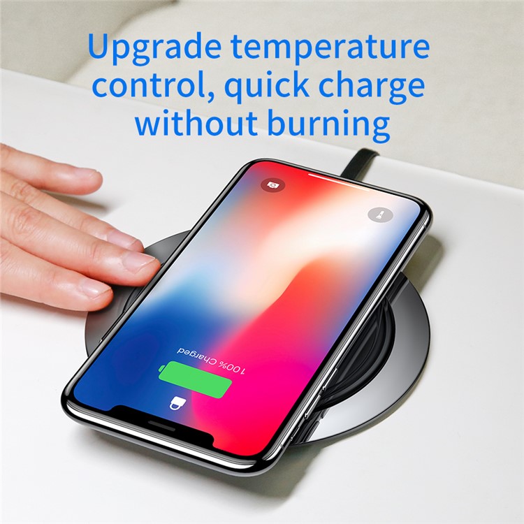 Wholesale BASEUS Metal Intelligent Wireless Charger Mat 10W/7.5W Quick