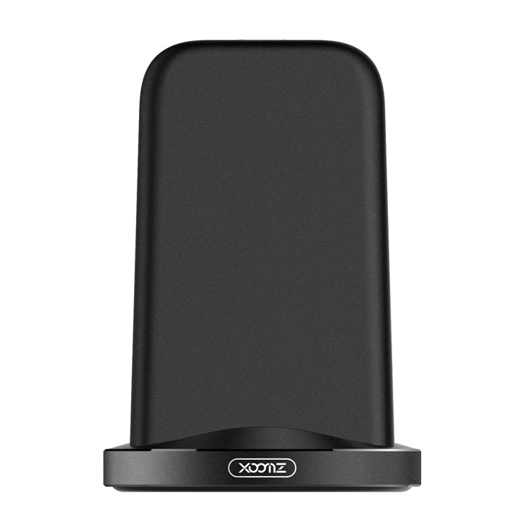 XOOMZ QX800 Vertical Qi Wireless Fast Charger Stand for iPhone Samsung etc. - Black-2