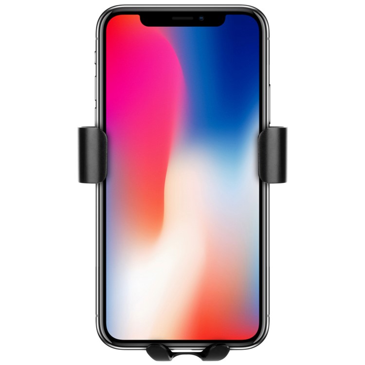 MOMAX Q.MOUNT 3 Gravity Wireless Charger Car Air Vent Mount for iPhone X/8/8 Plus Etc. - Black-4