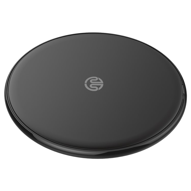 SHINEWOW FC150 Round Shape 10W Quick Wireless Charger Pad for iPhone Samsung etc - Black-5