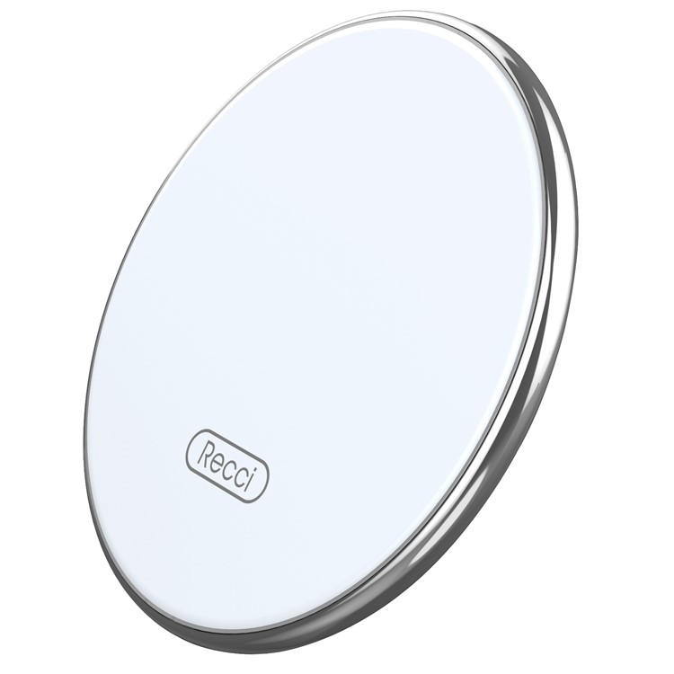 

RECCI Starry Series Round Shape Wireless Charger Mat for iPhone Samsung etc - White