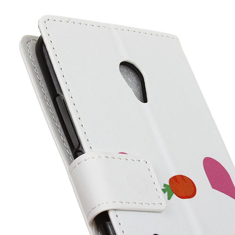 Pattern Printing Stand Leather Wallet Mobile Phone Case for Alcatel 1C - Cute Bear-3