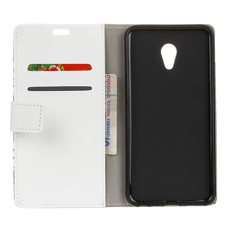 Pattern Printing Stand Leather Stand Wallet Mobile Case for Alcatel 1C - Sweet Owl Family-5