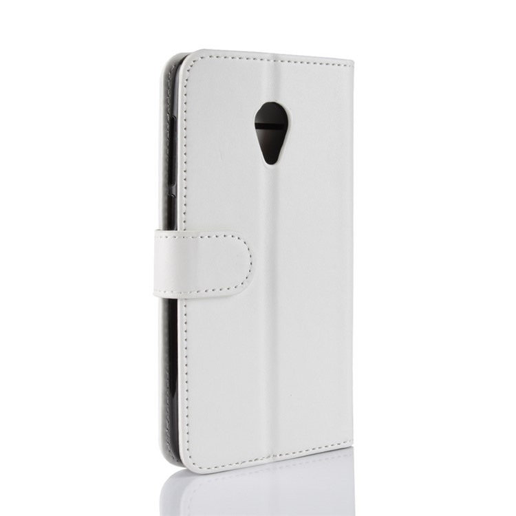 Crazy Horse Wallet Leather Stand Cover for Alcatel 1X - White-8