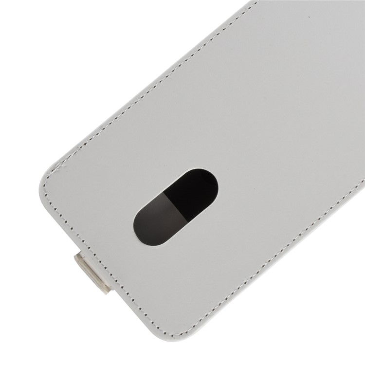 Crazy Horse Vertical Flip Card Slot Leather Case for Alcatel 3C - White-5