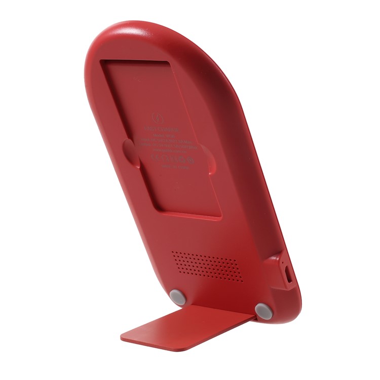 GOLF WQ6 2-Coil 10W Fast Qi Wireless Charging Stand for iPhone X/8/Galaxy S9/S8 Etc - Red-10
