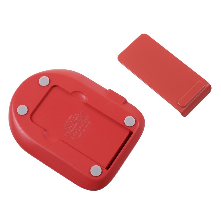 GOLF WQ7 Single Coil 5W Qi Wireless Charging Stand for iPhone X/8/Galaxy S9/S8 Etc - Red-10