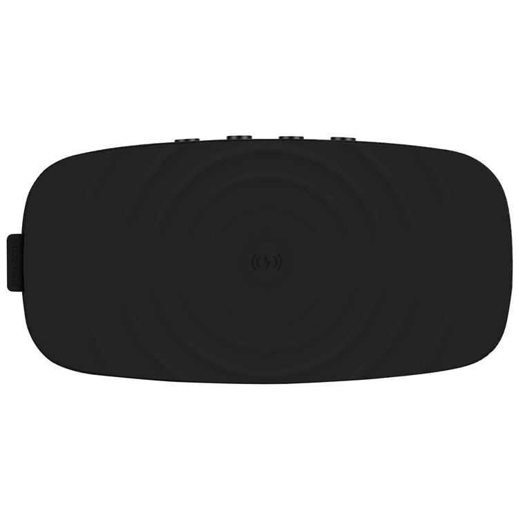 MOMAX Q.zonic Portable 2-in-1 Wireless Charger + Bluetooth 4.2 Speaker for Samsung iPhone - Black-4