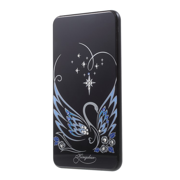 KINGXBAR Authorized Swarovski Crystal 5000mAh Wireless Charging Power Bank Qi Wireless Charger Battery Pack - Black-6
