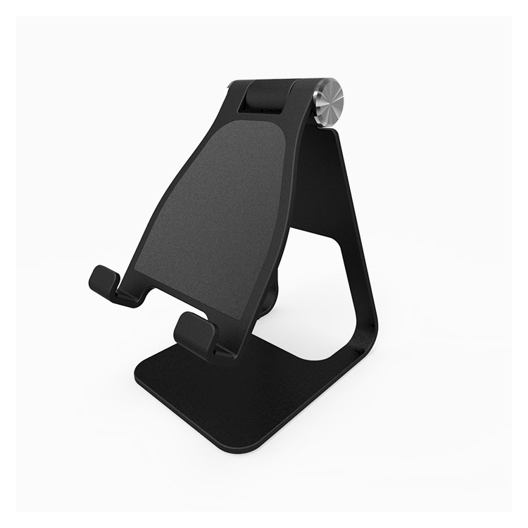 YOGEE YB006 5W/7.5W/10W Adjustable Aluminum Alloy Stand Qi Wireless Fast Charger for iPhone Samsung etc. - Black-4