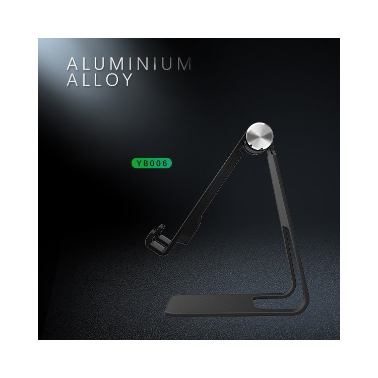 YOGEE YB006 5W/7.5W/10W Adjustable Aluminum Alloy Stand Qi Wireless Fast Charger for iPhone Samsung etc. - Black-8