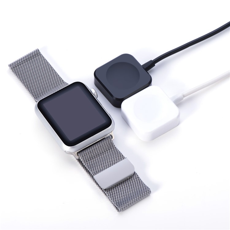 1m Data Sync USB Magnetic Charging Cable Cradle Dock for Apple Watch Series 3 / 2 / 1 - White-14