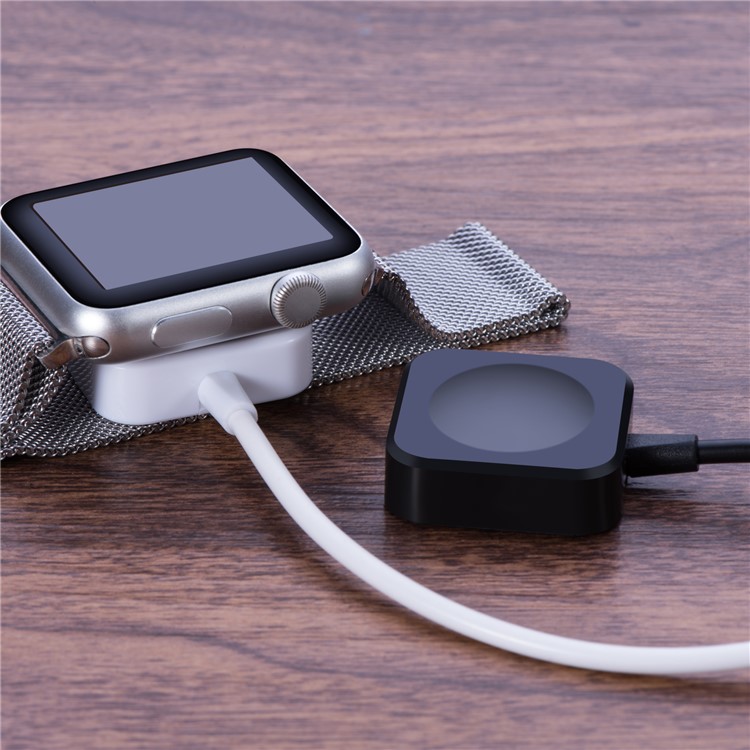 1m Data Sync USB Magnetic Charging Cable Cradle Dock for Apple Watch Series 3 / 2 / 1 - White-15