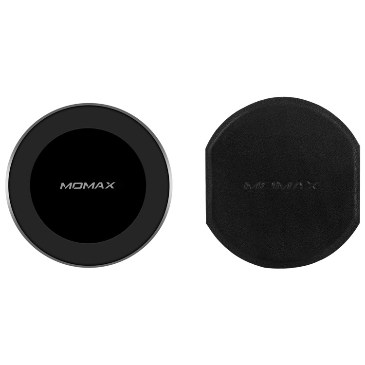 MOMAX Q.Mount 2 Magnetic Fast Wireless Charging Car Mount + Dual USB Port Car Charger Kit (Not Support FOD Function) - Silver-9