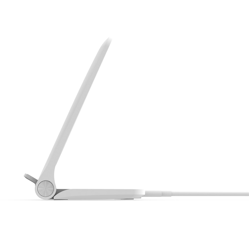 10W 2 Coils Qi Wireless Charger Folding Fast Wireless Charging Stand for iPhone Samsung etc. - White-14