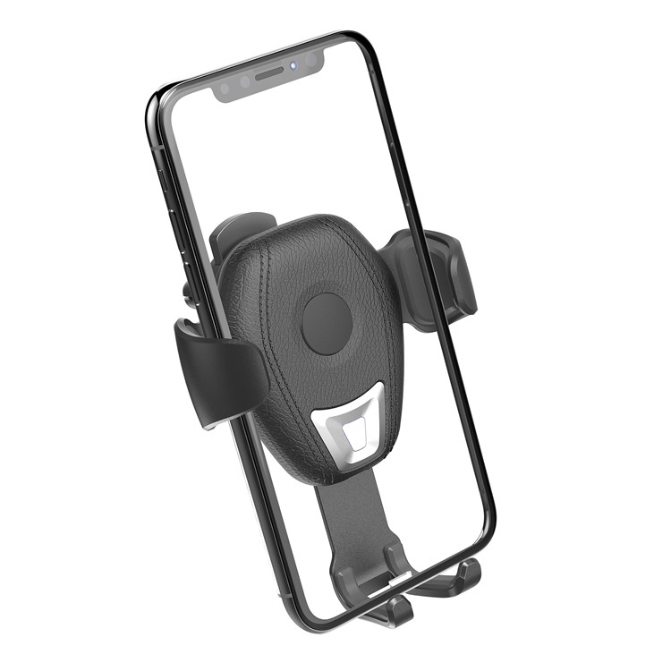 Gravity Car Air Vent 7.5W Qi Wireless Charger Mount for iPhone X/8/8 Plus etc - Black-12