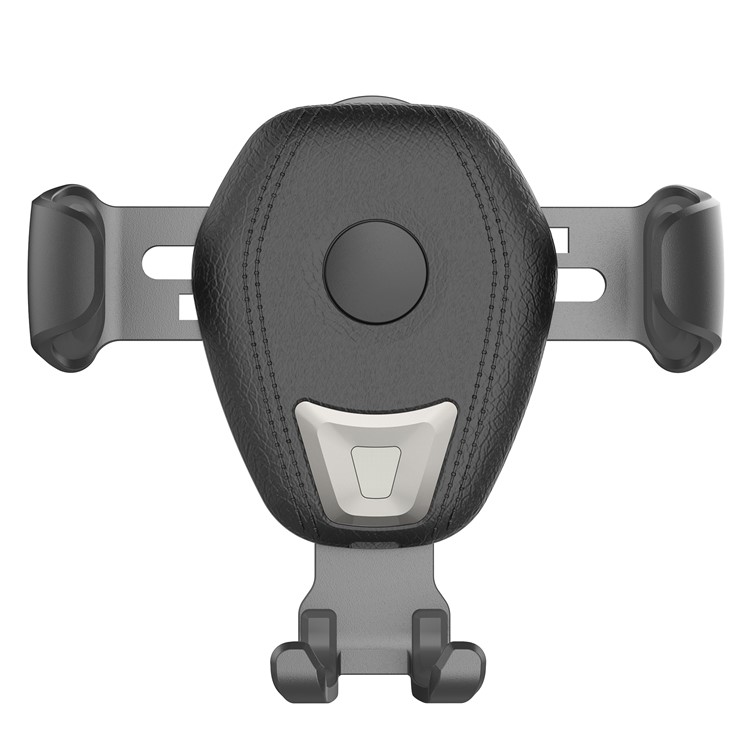 Gravity Car Air Vent 7.5W Qi Wireless Charger Mount for iPhone X/8/8 Plus etc - Black-6