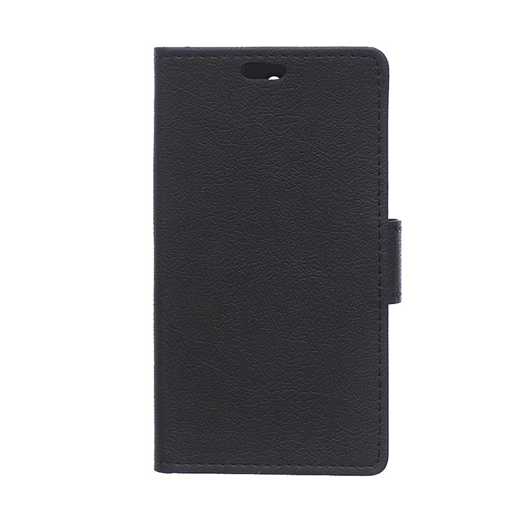 For Alcatel 1 Flip PU Leather Wallet Stand Protection Case - Black-1