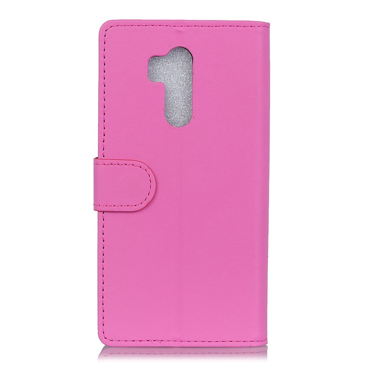 Wallet Leather Stand Shell Case for Alcatel 7 - Rose-3