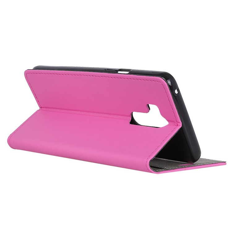 Wallet Leather Stand Shell Case for Alcatel 7 - Rose-5