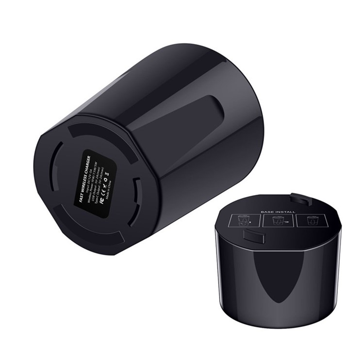 X9 Qi Wireless Car Charger Cup Phone Stand Holder for iPhone Samsung etc-7
