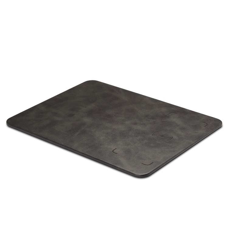 XUENAIR 2-in-1 Qi Wireless Charging Mouse Pad Support FOD Function, Size: 28.5 x 19.5cm - Black-2