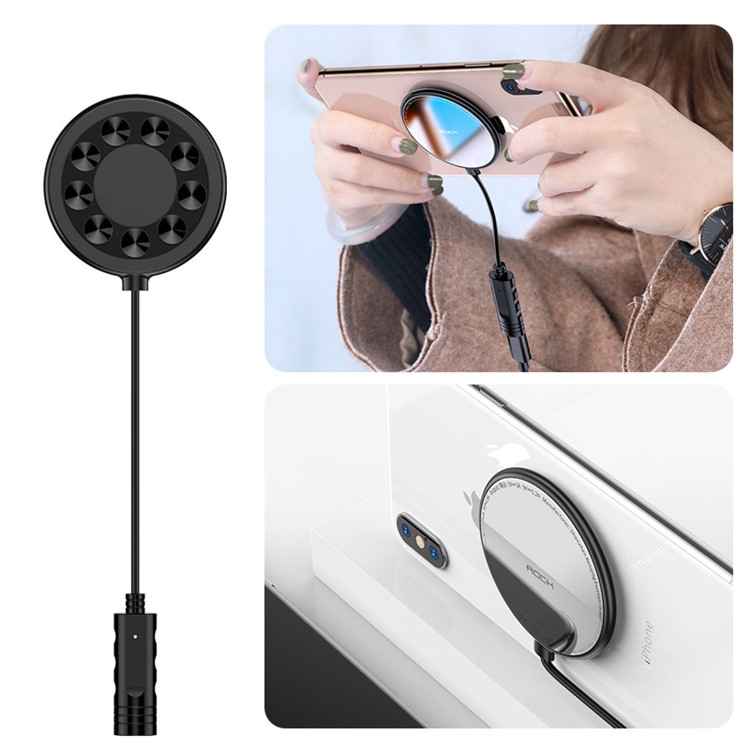 ROCK W20 Suction Cup Wireless Charger for iPhone Samsung Huawei Xiaomi Etc.-1