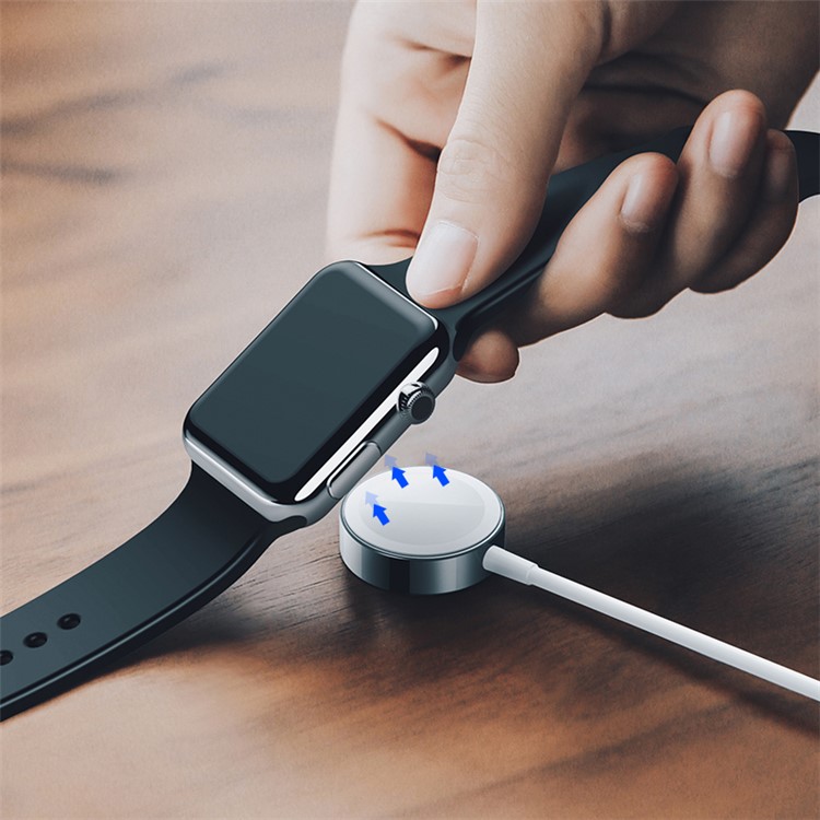O Carregador Sem Fio USAMS US-CC63 Suporta A Função FOD Para Séries De Relógios Apple 4/3/2/1 (ABS)-3