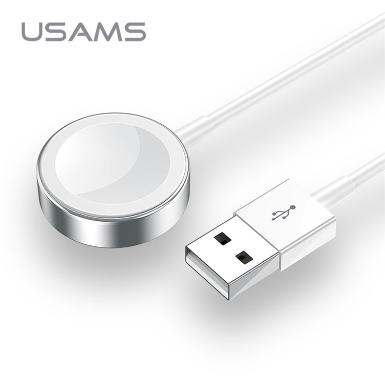 Carregador Sem Fio USAMS US-CC64 Para A Série Relógio Maçã 5/4/3/2/1, Apoio Função FOD (aço Inoxidável)-4