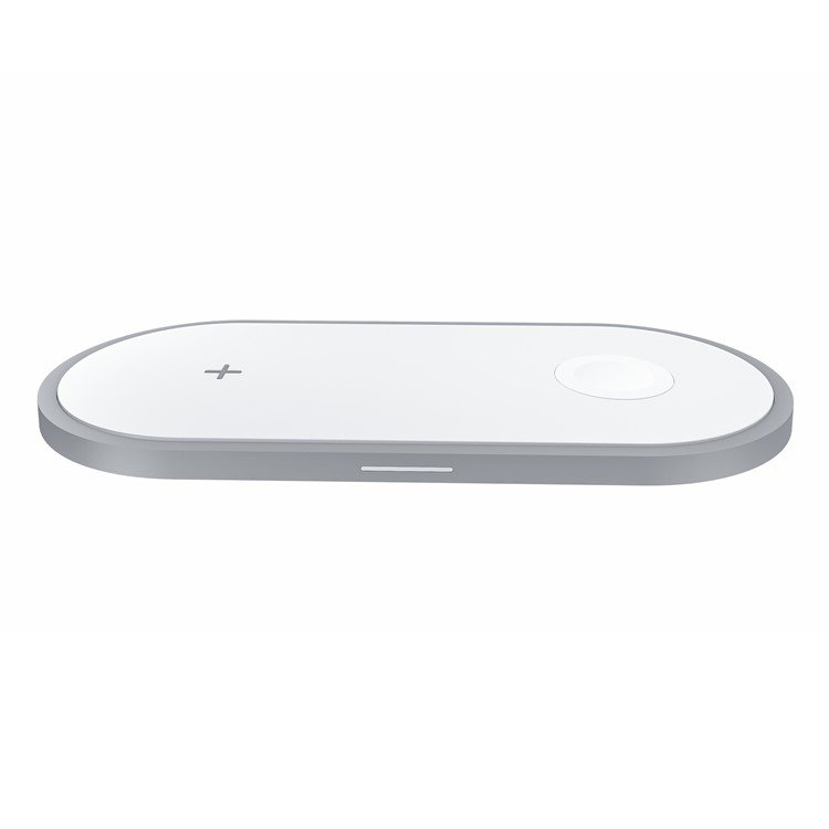 W32 10W Wireless Charger for iPhone/Samsung/Apple Watch (Support FOD Function) - White-6