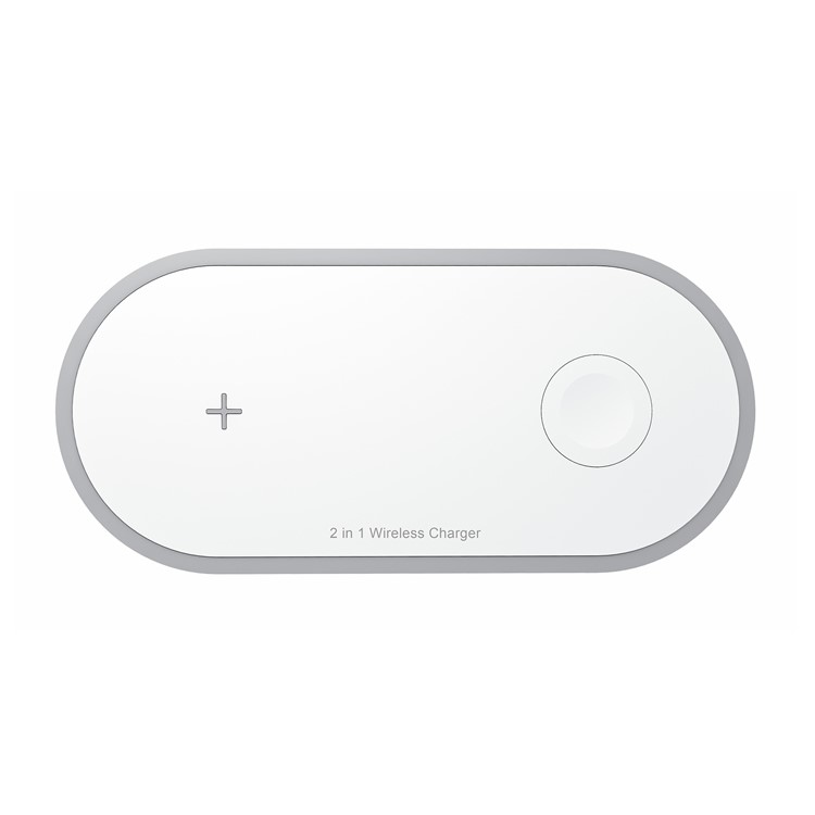 W32 10W Wireless Charger for iPhone/Samsung/Apple Watch (Support FOD Function) - White-8