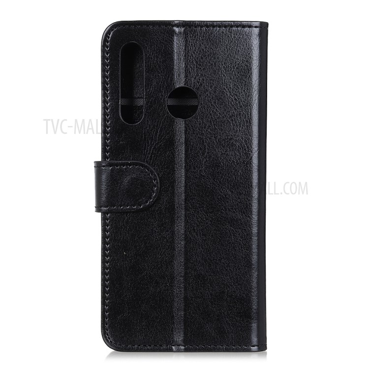 Crazy Horse Texture Leather Wallet Phone Cover Case for Alcatel 1SE (2020) - Black-2