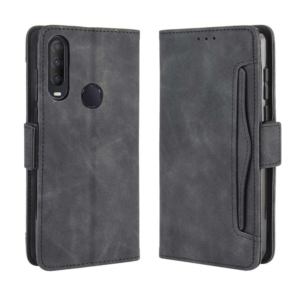 Wallet Leather Stand Case for Alcatel 1SE (2020) - Black-2