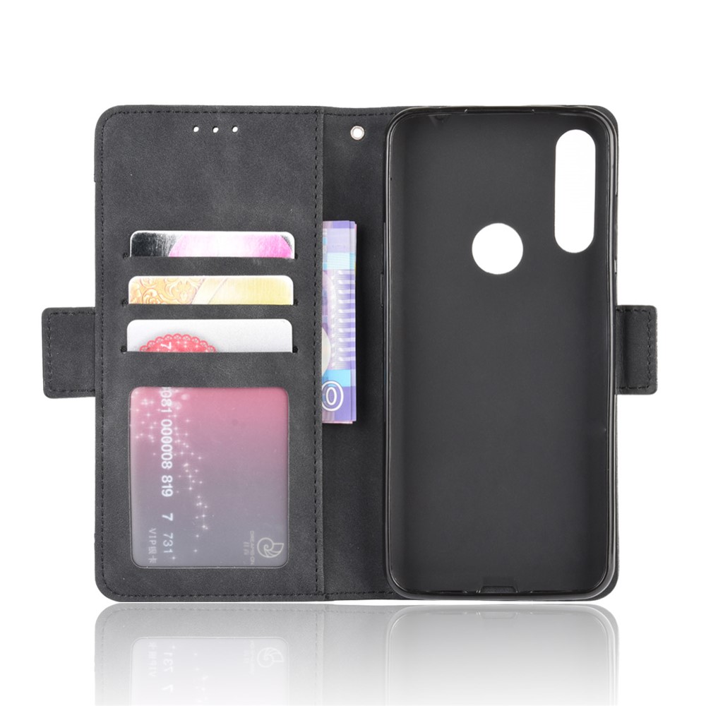 Wallet Leather Stand Case for Alcatel 1SE (2020) - Black-5