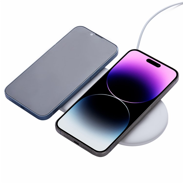 3 in 1 Wireless Charger for Apple Huawei Xiaomi Samsung - White-7