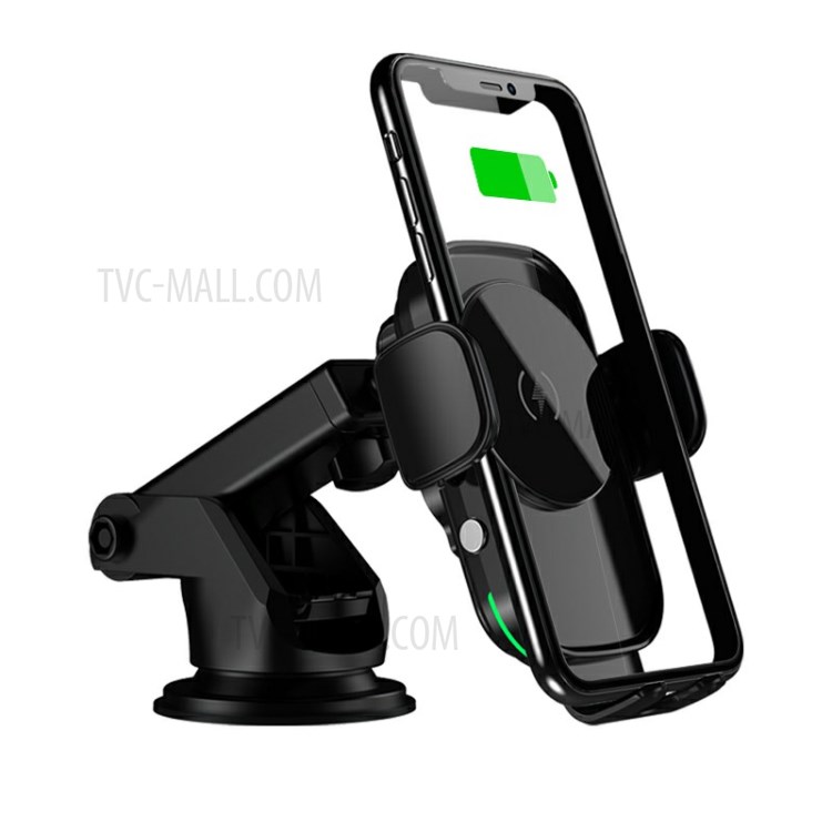 CW15 Automatic Sensor Vehicle Wireless 15W Fast Charger Auto Clamping Car Phone Holder-7