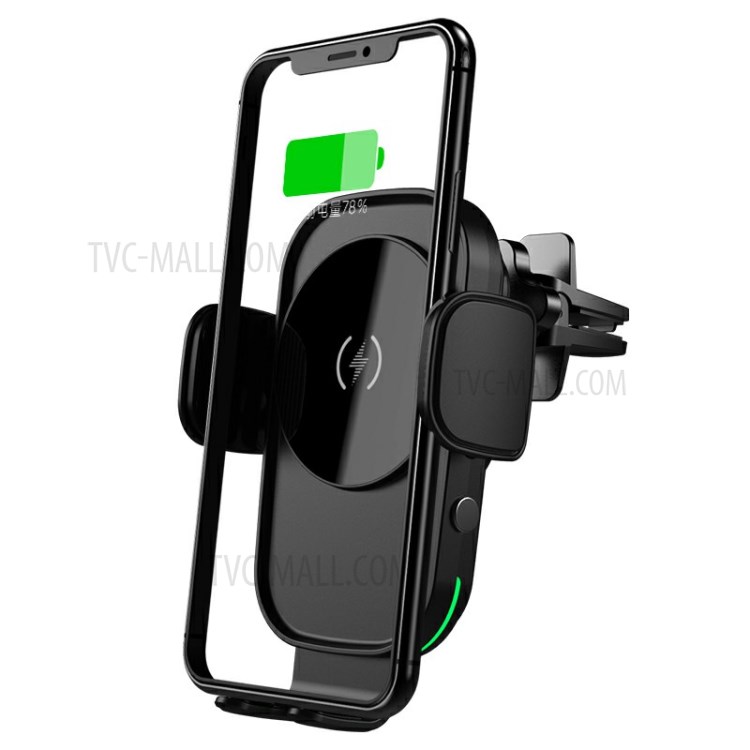 CW15 Automatic Sensor Vehicle Wireless 15W Fast Charger Auto Clamping Car Phone Holder-9