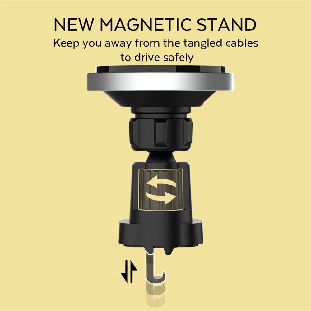 N5 Magnetic Wireless Car Charger Mount Pad Magsafe Fast Charging Air Vent Phone Holder for iPhone 12 Series-7
