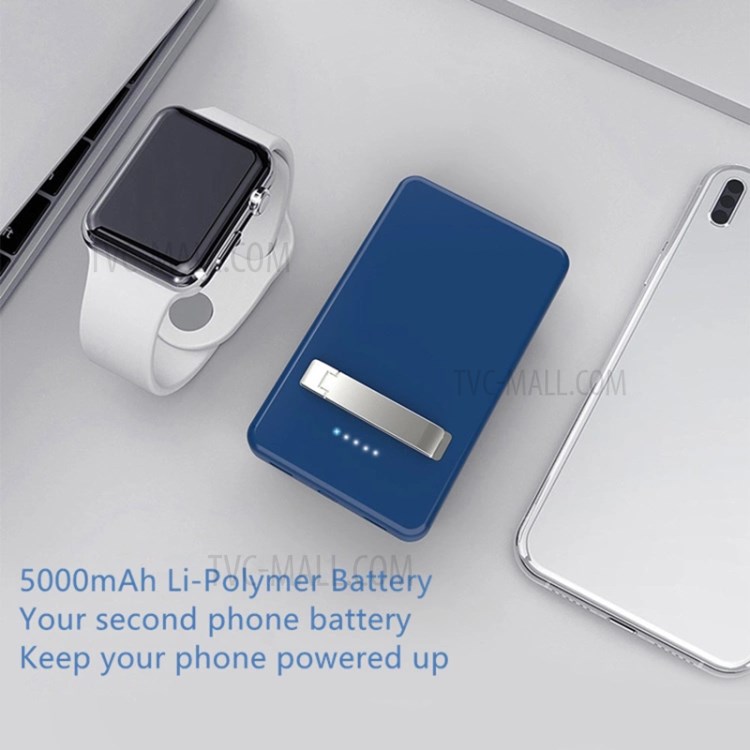 15W Qi Wireless Magnetic Charger Magsafe 5000mAh Power Bank Battery Pack for iPhone 12 Pro Max-2