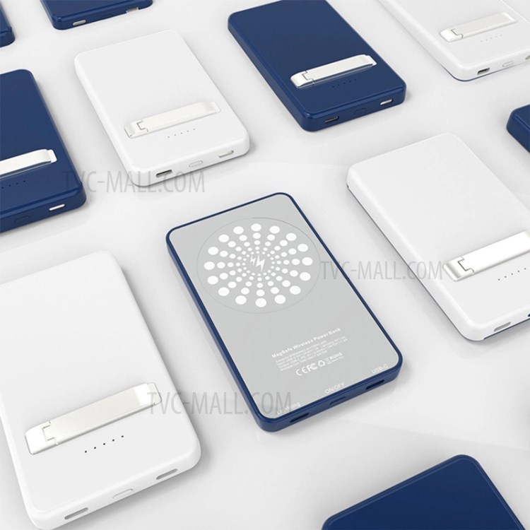 15W Qi Wireless Magnetic Charger Magsafe 5000mAh Power Bank Battery Pack for iPhone 12 Pro Max-5