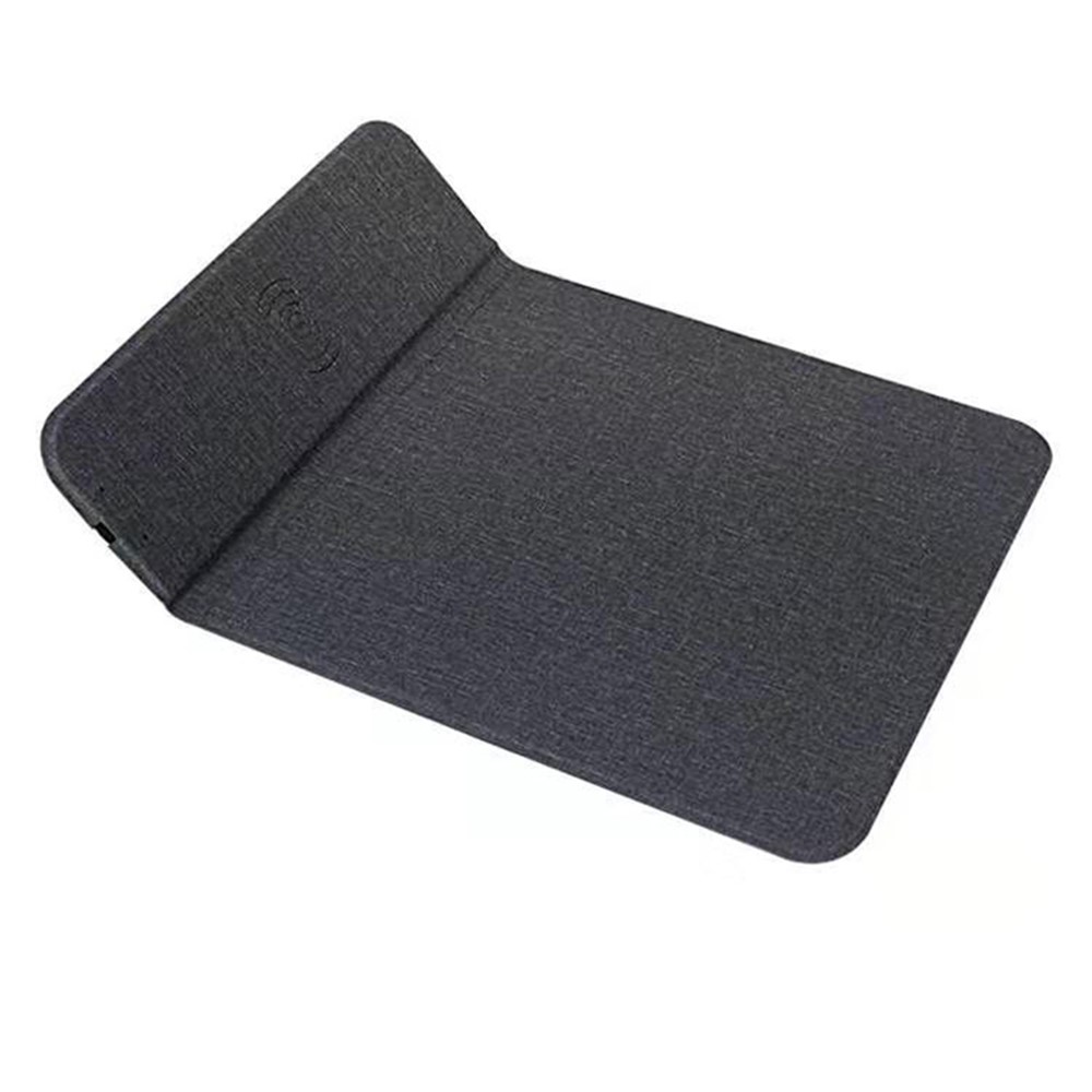 Creative 3-in-1 PU Leather Mouse Pad + Phone Stand + Wireless Charging Mat-2