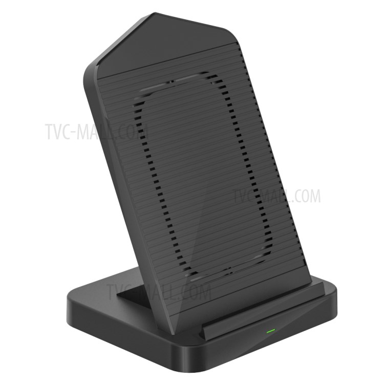 AJWXC006 10W Wireless Charger Mount Stand with Cooling Fan for Qi-enabled Devices - Black-10