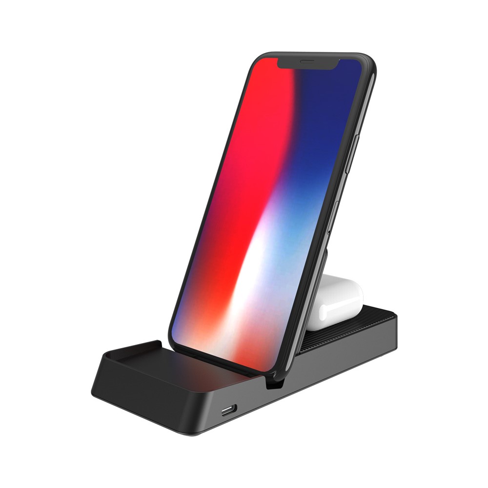 3-in-1 Fast Wireless Charger Stand Mount Bracket for Mobile Phone Apple Watch AirPods-13