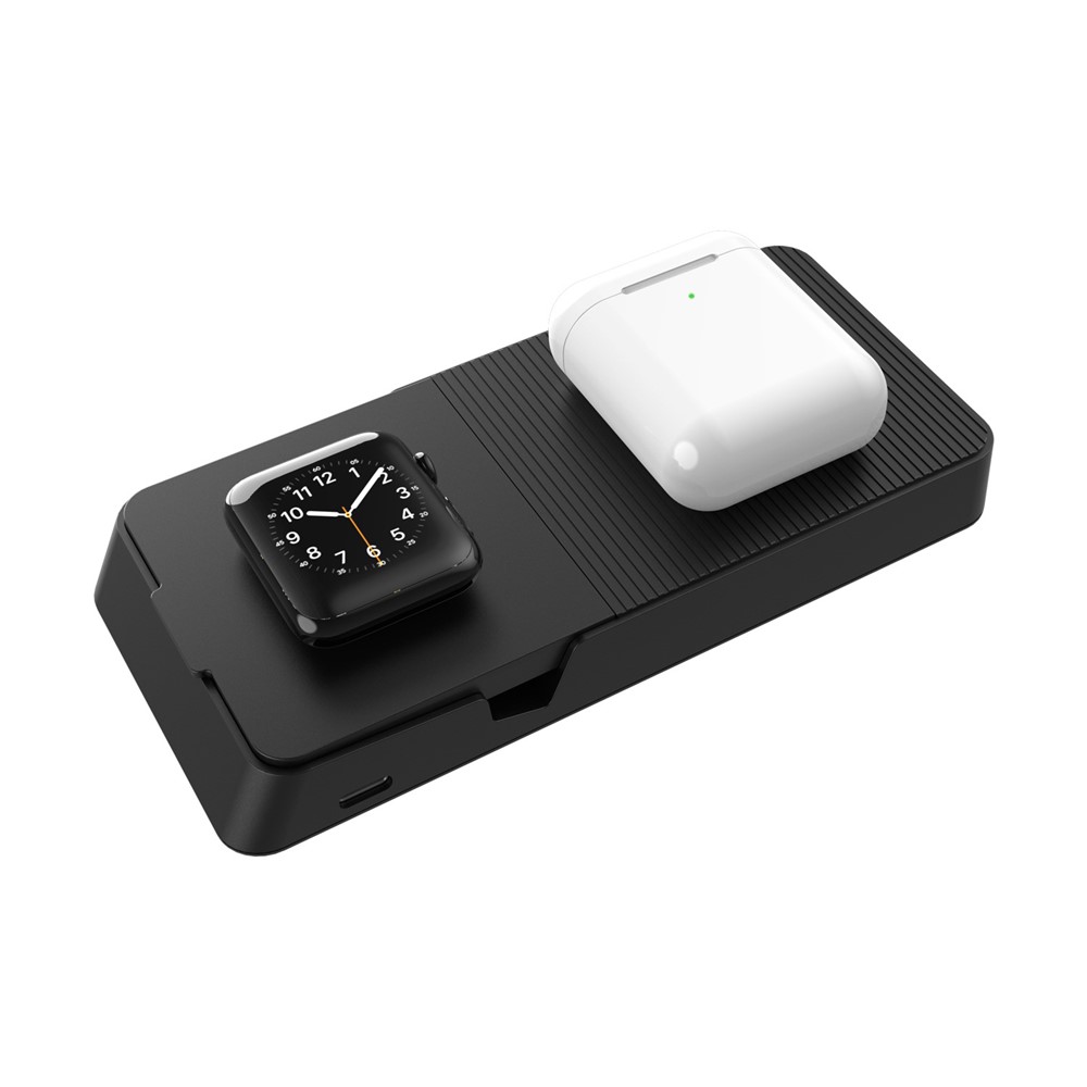 3-in-1 Fast Wireless Charger Stand Mount Bracket for Mobile Phone Apple Watch AirPods-16